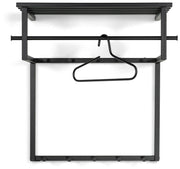 Wandgarderobe RIZZOLI BLACK EDITION mit Hutablage von Spinder Design