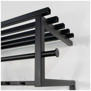 Wandgarderobe RIZZOLI BLACK EDITION mit Hutablage von Spinder Design