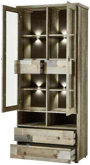 Wohnzimmerschrank Wohnwand BONANZA DD82 - Driftwood Nachbildung