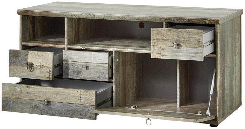 Wohnzimmerschrank Wohnwand BONANZA DD82 - Driftwood Nachbildung