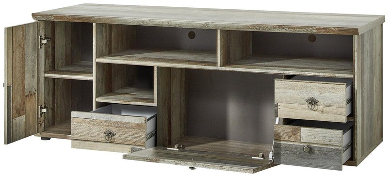 Wohnzimmerschrank Wohnwand BONANZA DD83 - Driftwood Nachbildung