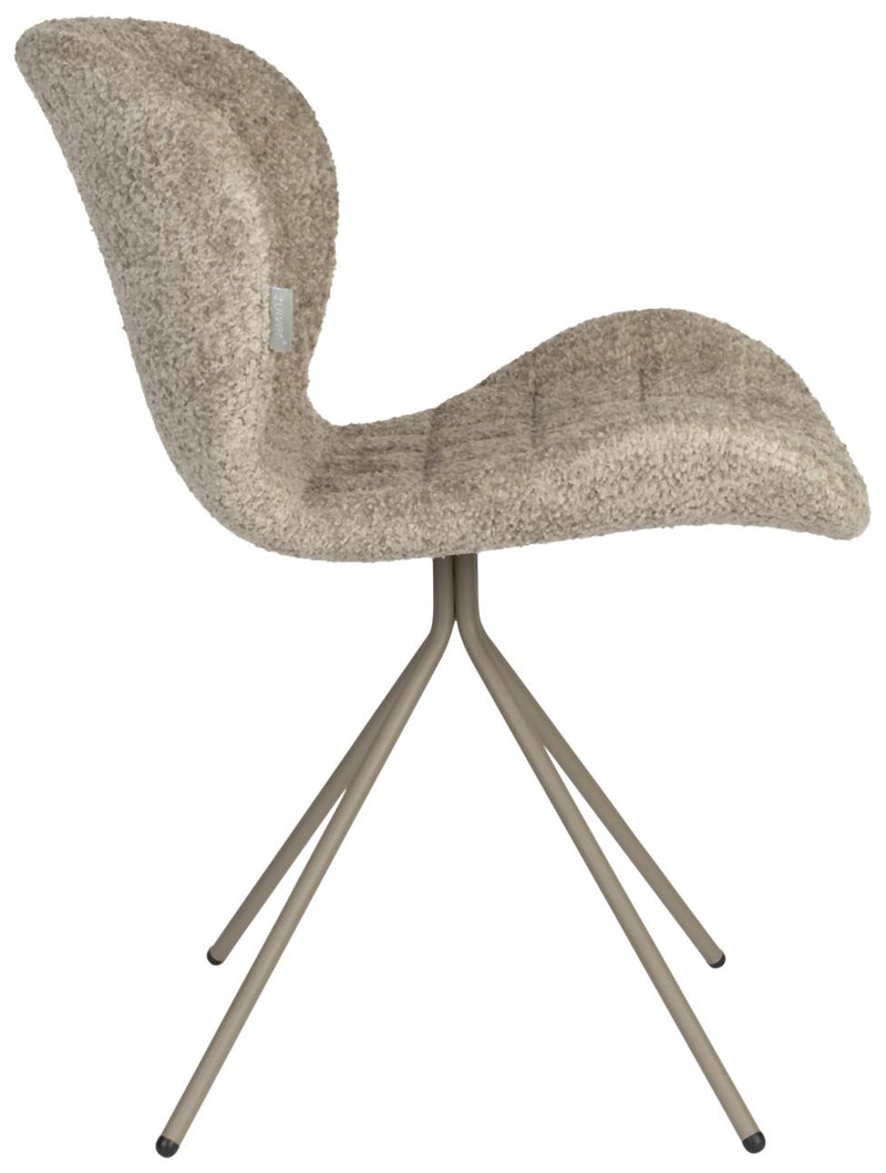 Esszimmerstuhl OMG SOFT in Beige von ZUIVER