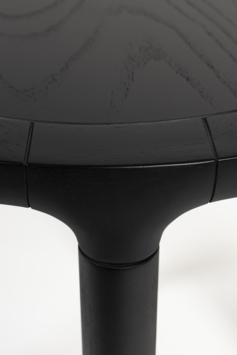 Couchtisch STORM rund Ø 60 cm von Zuiver Schwarz lackiert