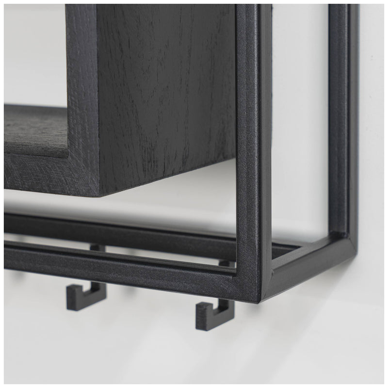 Garderobe Wandgarderobe SCHOOL 120 BLACK EDITION von Spinder Design