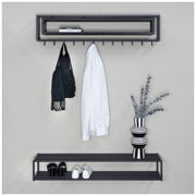 Garderobe Wandgarderobe SCHOOL 120 BLACK EDITION von Spinder Design