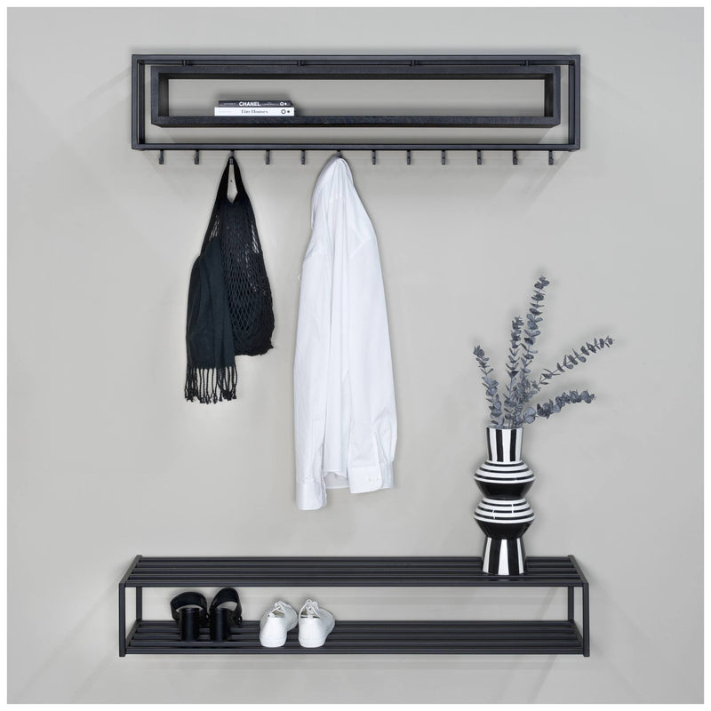 Garderobe Wandgarderobe SCHOOL 120 BLACK EDITION von Spinder Design