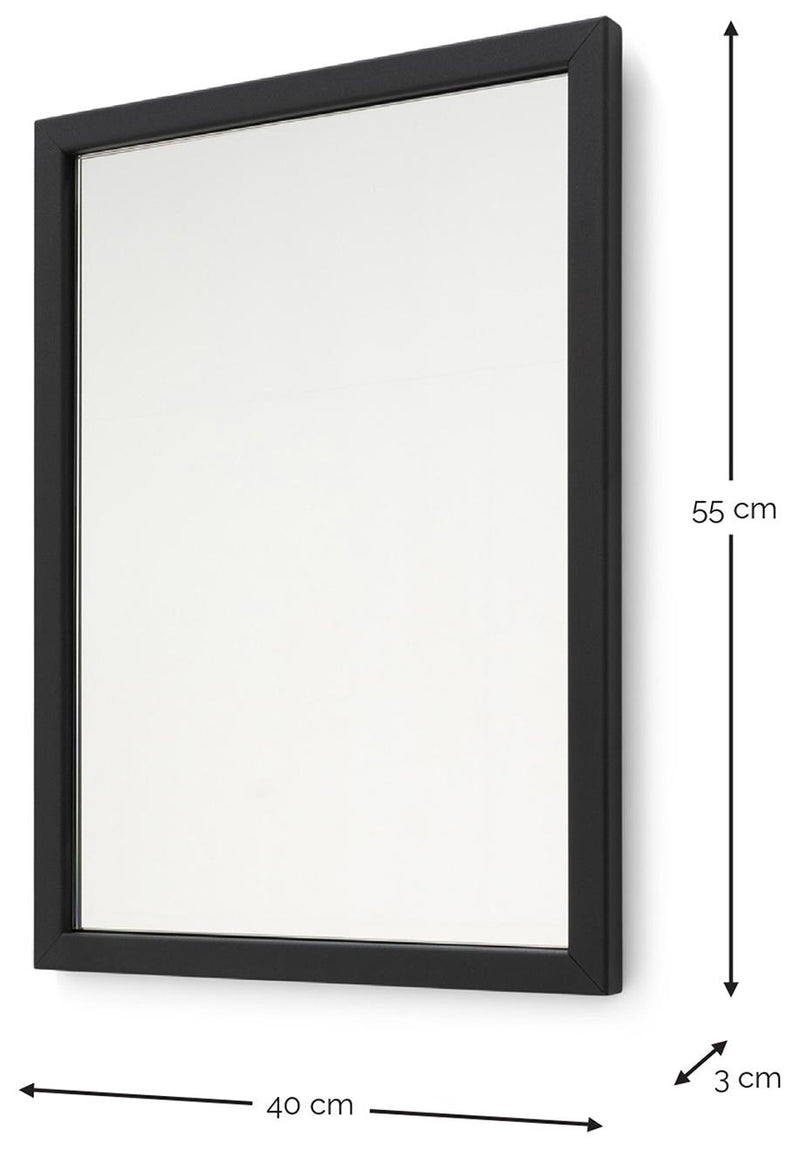 Spiegel SENZA M1 Stahl in verschiedenen Farben von Spinder Design