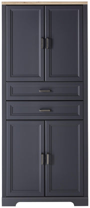Büroschrank Stauraumelement JASMIN 02 Graphit Artisan Eiche