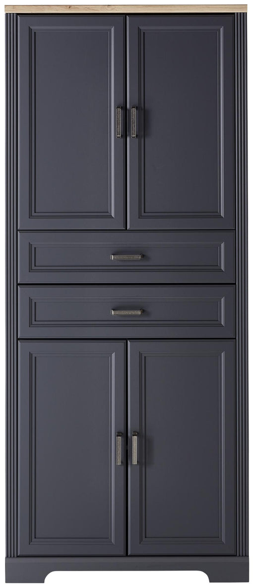 Büroschrank Stauraumelement JASMIN 02 Graphit Artisan Eiche
