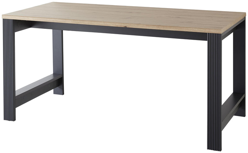 Schreibtisch JASMIN Graphit Artisan Eiche Nachbildung 160 x 80 cm