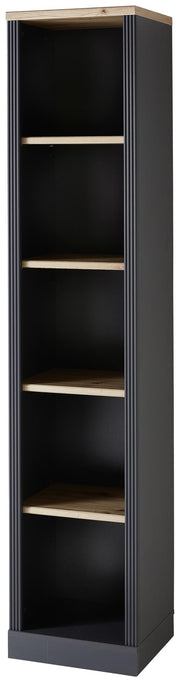 Büroschrank Bürowand Set JASMIN 3-teilig Graphit Artisan Eiche