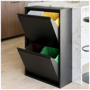 Mülltrenner GIGI 4 Abfalltrenner mit 4 Klappen von Spinder Design