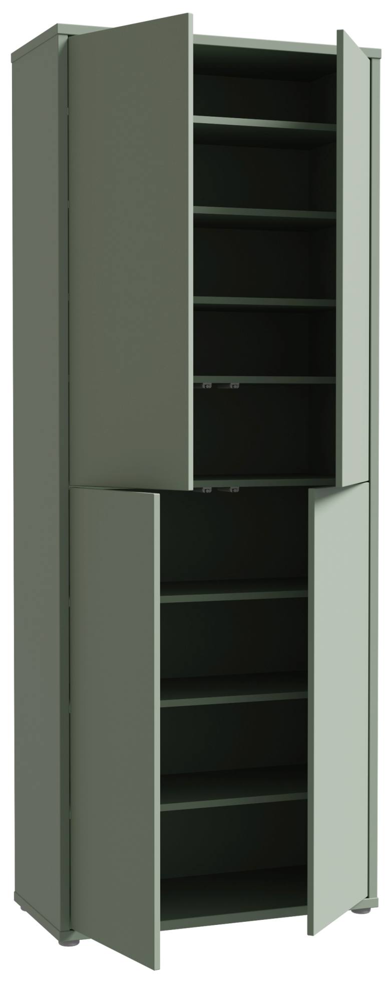 Garderobenschrank ALICE SPRINGS im Farbton Sage Green