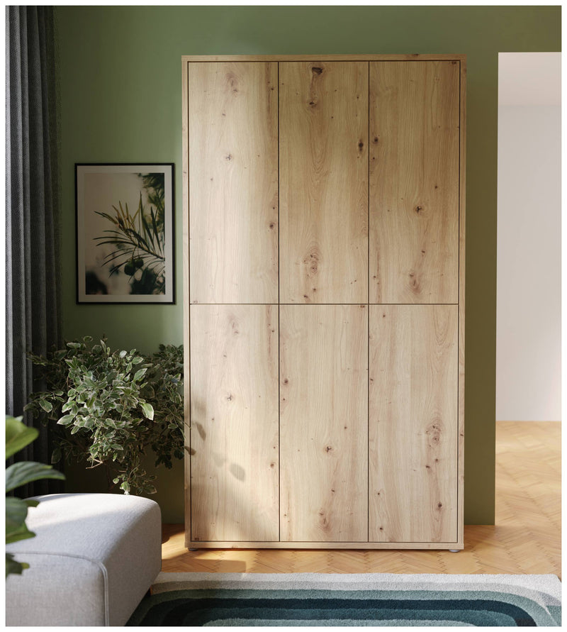 Mehrzweckschrank ALICE SPRINGS Garderobenschrank in 3 Farben von Forte