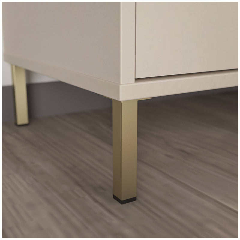 Sideboard SALVATRICE in Sand-Optik mit 3 Türen 3 Schubladen von Forte