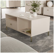 Couchtisch SALVATRICE 110 x 60 cm in Sand-Optik von Forte