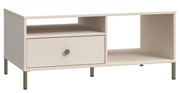 Couchtisch SALVATRICE 110 x 60 cm in Sand-Optik von Forte