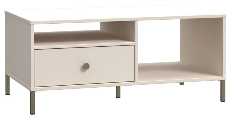 Couchtisch SALVATRICE 110 x 60 cm in Sand-Optik von Forte