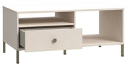Couchtisch SALVATRICE 110 x 60 cm in Sand-Optik von Forte