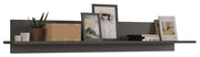 Wohnwand FRENO 4-teilig - in Nox Eiche/Grau inkl. LED-Beleuchtung