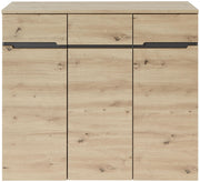 Schuhschrank MEMPHIS 3-türig Artisan Eiche Graphit Nachbildung