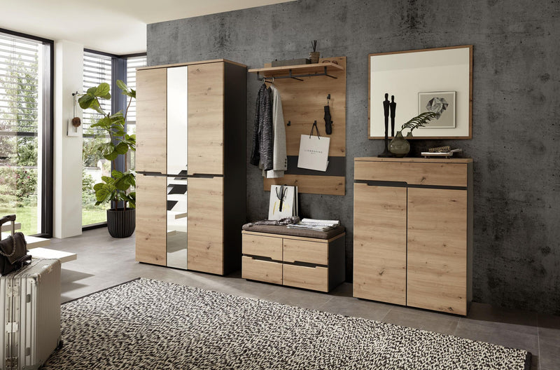 Garderoben Set MEMPHIS GH81 Artisan Eiche Nachbildung 5-teilig