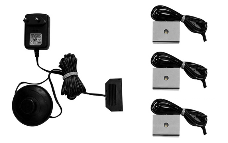 IZLED08-03 - LED Beleuchtung Farbton neutralweiß 3 Punkt