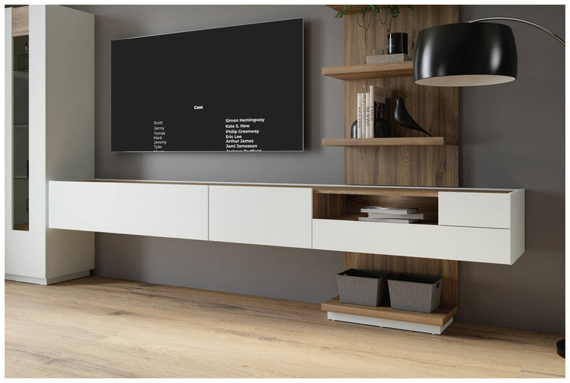 Regalelement LEWISVILLE B02 mit  Ablage Optik Valencia Oak