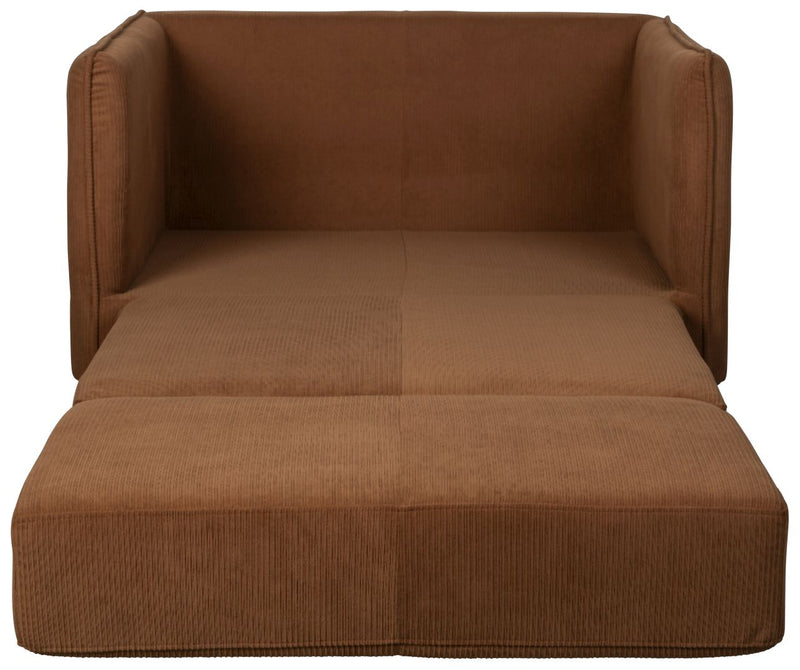 Schlafsofa Loveseat JOPIE in Braun