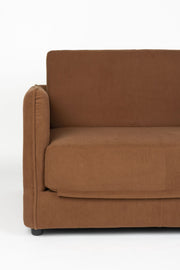 Schlafsofa Loveseat JOPIE in Braun