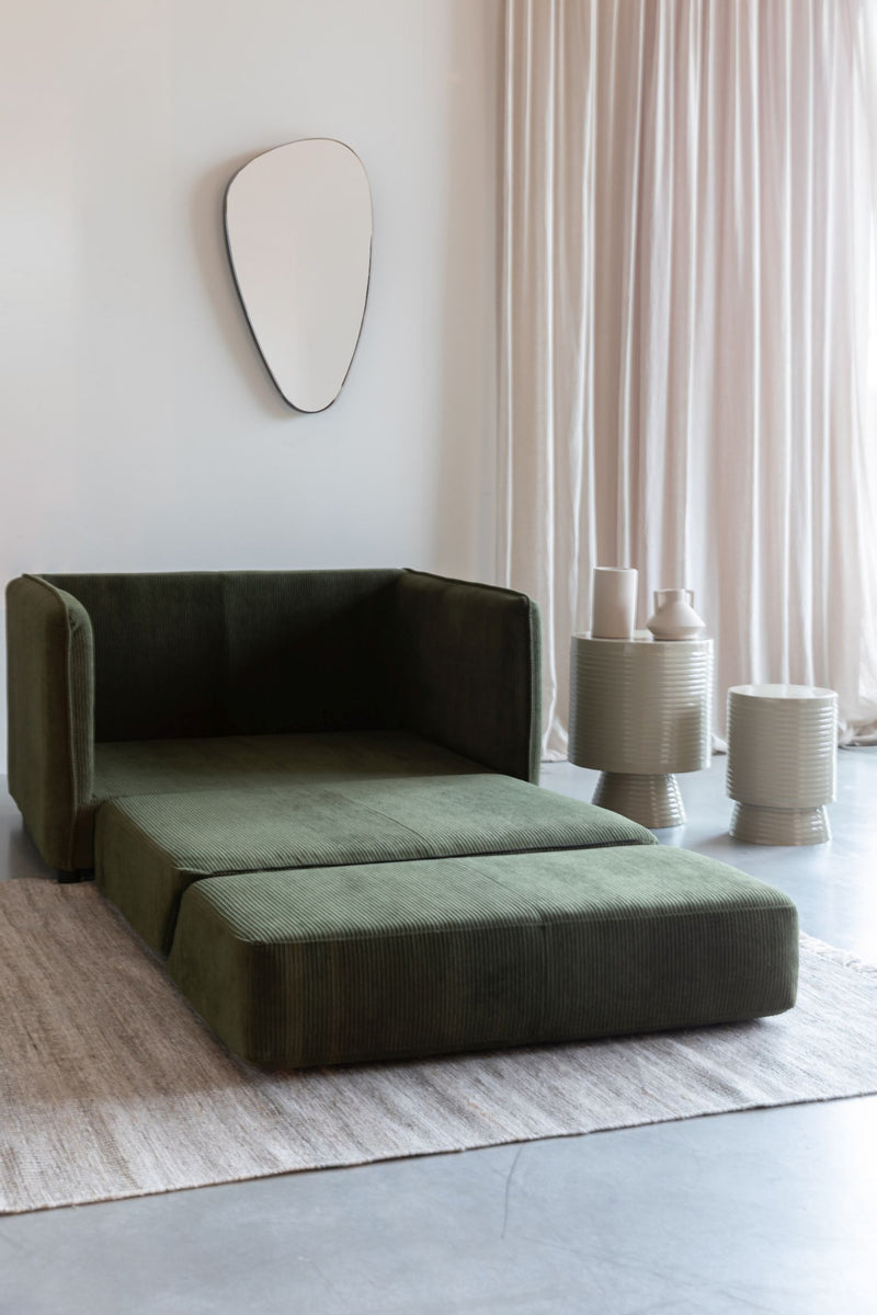 Schlafsofa Loveseat JOPIE in Grün
