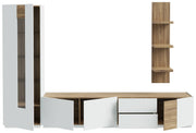 Wandboard LEWISVILLE B03 mit  Ablagen Optik Valencia Oak