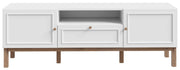 TV-Board PENKRIDGE Lowboard Dekor Secrey Grey im modernen Landhausstil