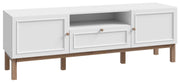 TV-Board PENKRIDGE Lowboard Dekor Secrey Grey im modernen Landhausstil