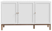 Sideboard PENKRIDGE mit 3 Türen Secret Grey im modernen Landhausstil