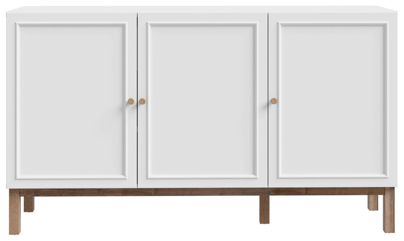 Sideboard PENKRIDGE mit 3 Türen Secret Grey im modernen Landhausstil