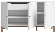 Sideboard PENKRIDGE mit 3 Türen Secret Grey im modernen Landhausstil
