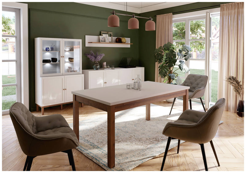 Sideboard PENKRIDGE mit 3 Türen Secret Grey im modernen Landhausstil