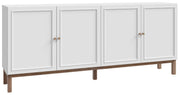 Sideboard PENKRIDGE mit 4 Türen Secret Grey im modernen Landhausstil
