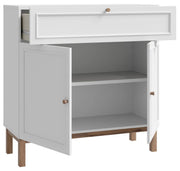 Kommode PENKRIDGE mit 2 Türen Optik Secret Grey und Schlammeiche