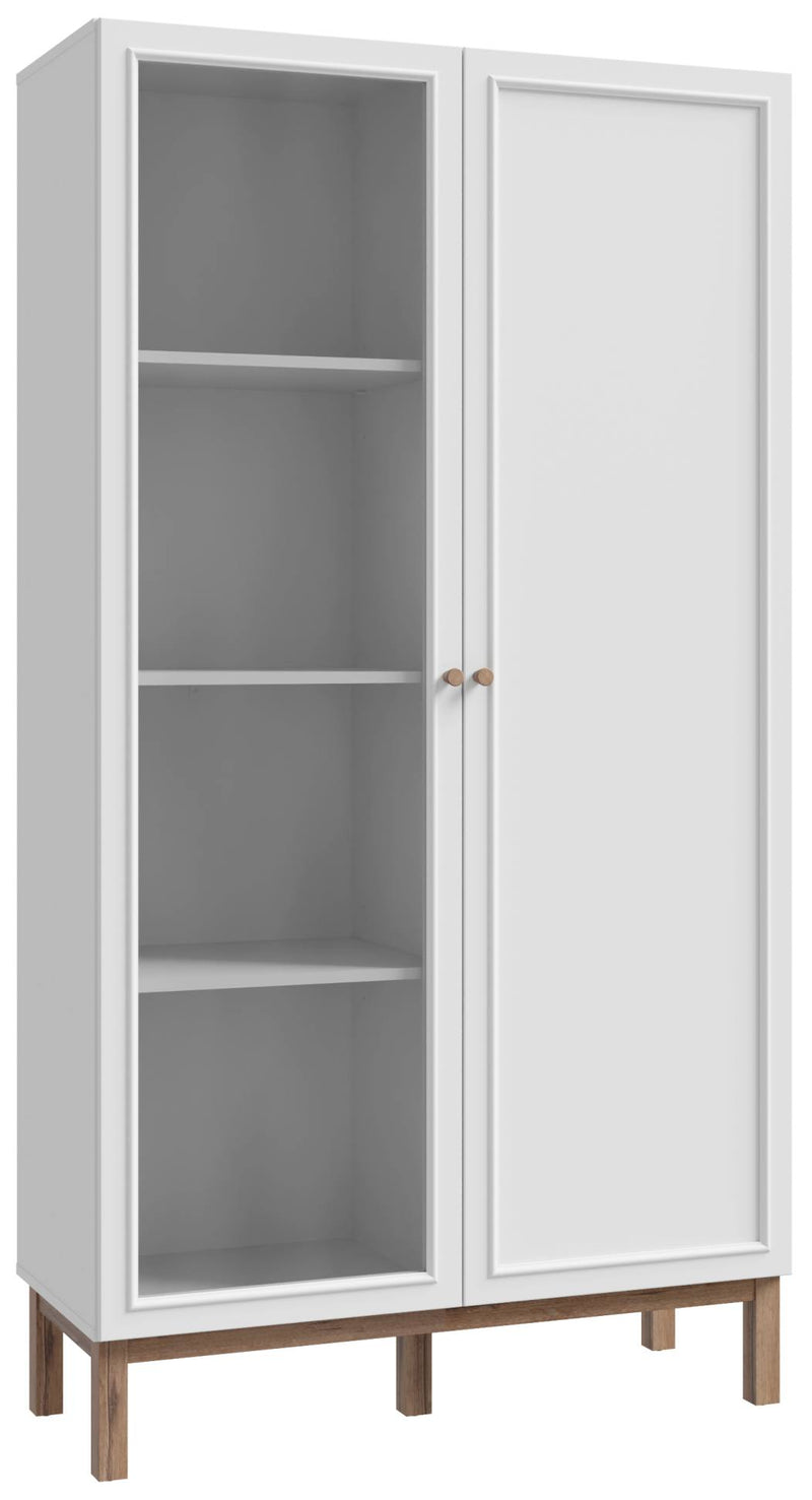 Vitrine PENKRIDGE 2 Türen Optik Secret Grey Landhausstil modern