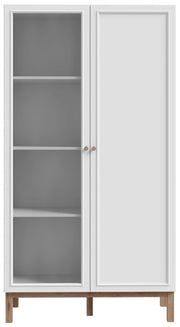 Vitrine PENKRIDGE 2 Türen Optik Secret Grey Landhausstil modern
