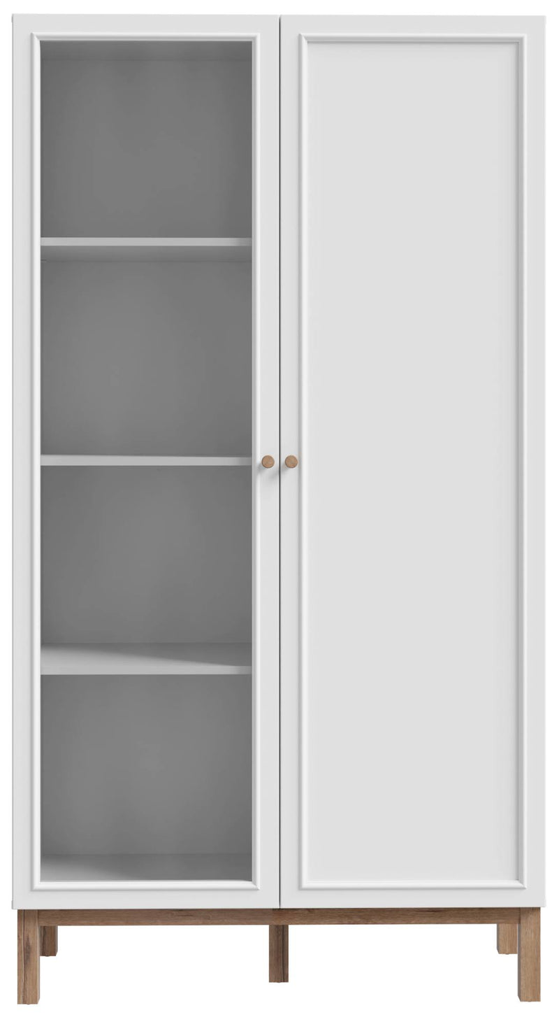 Vitrine PENKRIDGE 2 Türen Optik Secret Grey Landhausstil modern