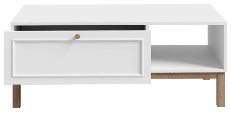 Couchtisch PENKRIDGE 110 x 60 cm in Secret Grey / Schlammeiche Dekor