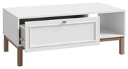 Couchtisch PENKRIDGE 110 x 60 cm in Secret Grey / Schlammeiche Dekor