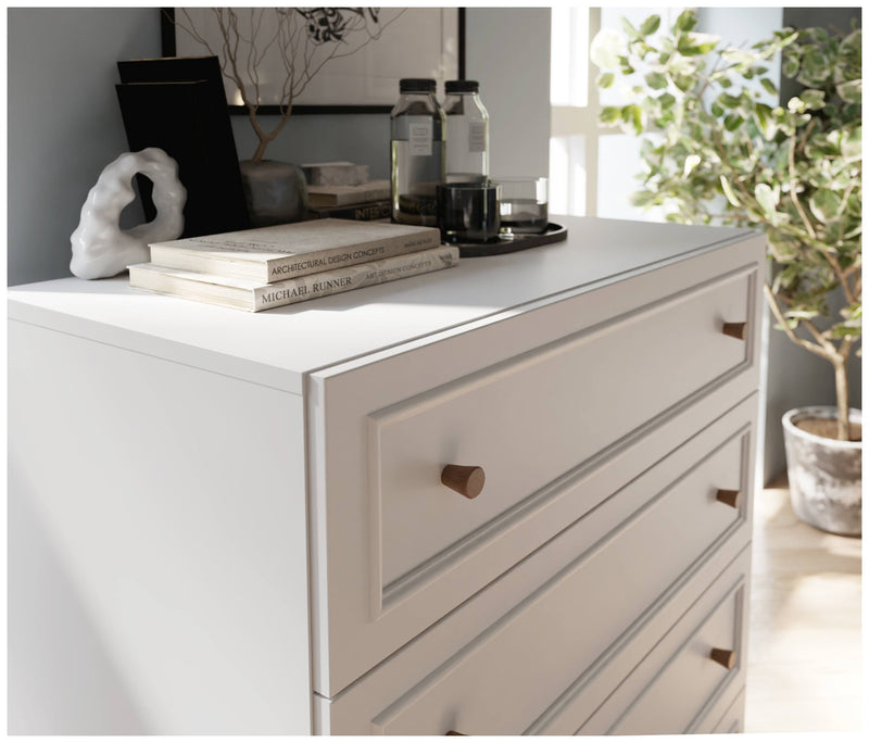 Schubladenkommode PENKRIDGE 3 Schubladen Optik Secret Grey von Forte