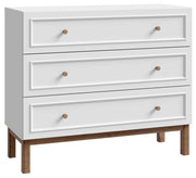 Schubladenkommode PENKRIDGE 3 Schubladen Optik Secret Grey von Forte