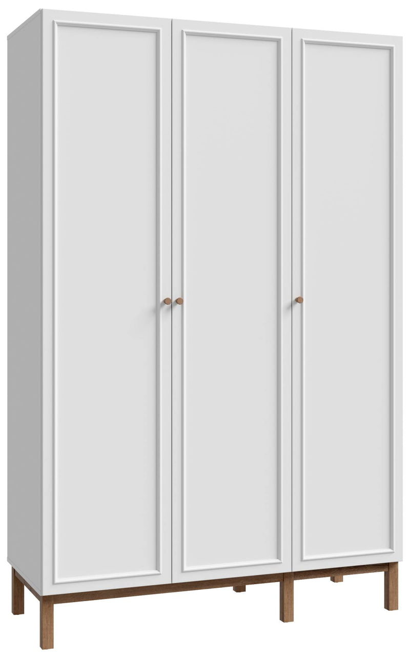 Kleiderschrank PENKRIDGE 3 Türen Optik Secret Grey und Schlammeiche