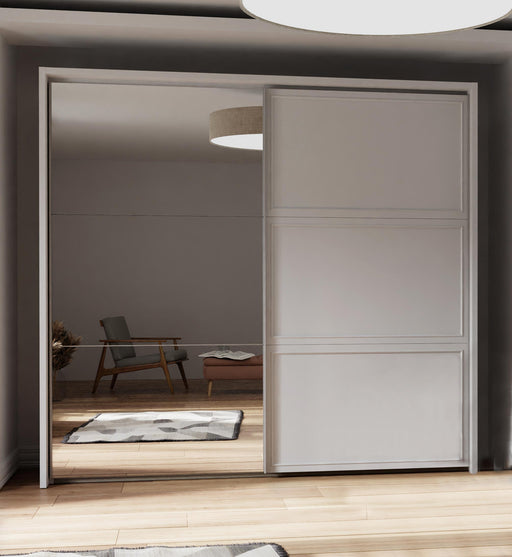 Schwebetürenschrank PENKRIDGE Schrank mit Passepartout in Secret Grey