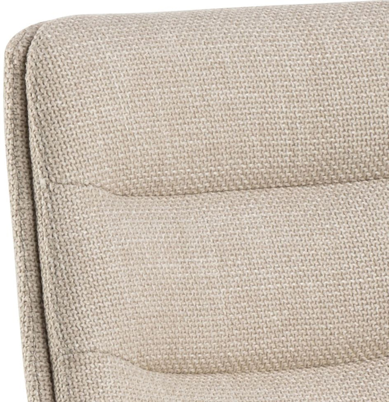 ADISA Barhocker 2erSet Stoff Basel Beige mit Drehfunktion und Gasfeder